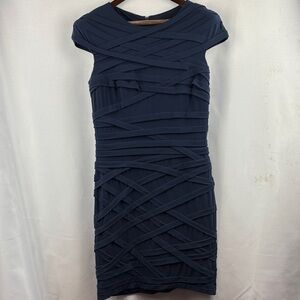 Tadashi Shoji Elegant Navy Mini Dress